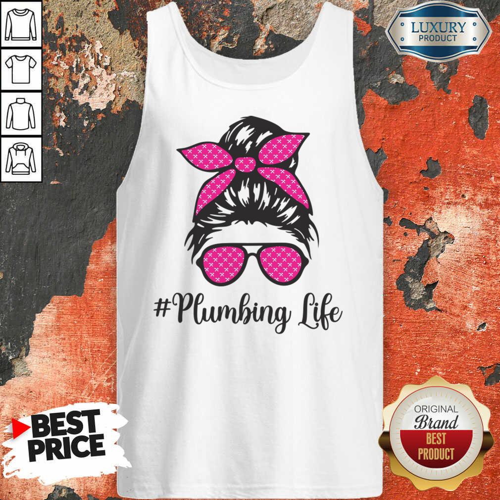Plumbing Life Messy Bun Shirt - Image 2
