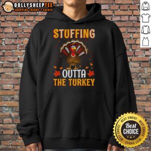 Alternative view of Cute Stuffing Outta The Turkey Thanksgiving T-Shirt