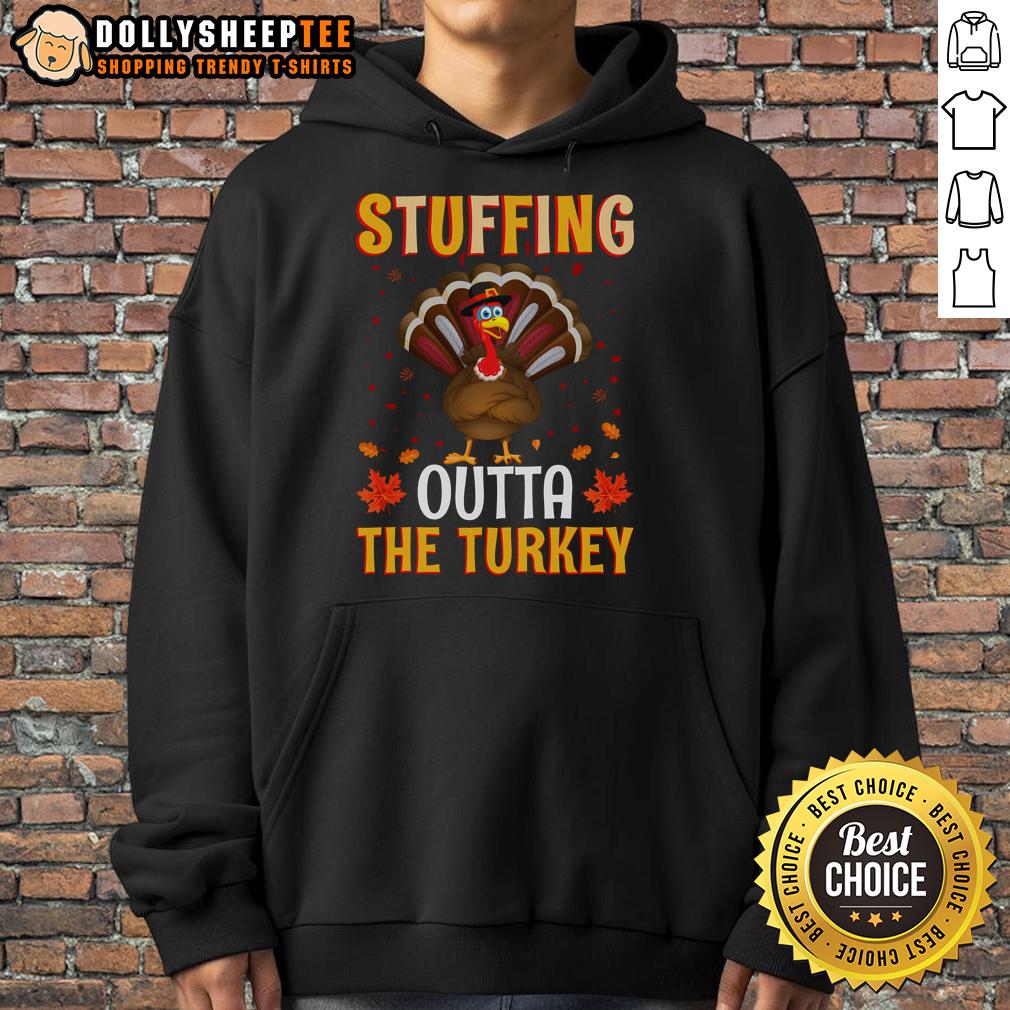 Cute Stuffing Outta The Turkey Thanksgiving T-Shirt - Image 2
