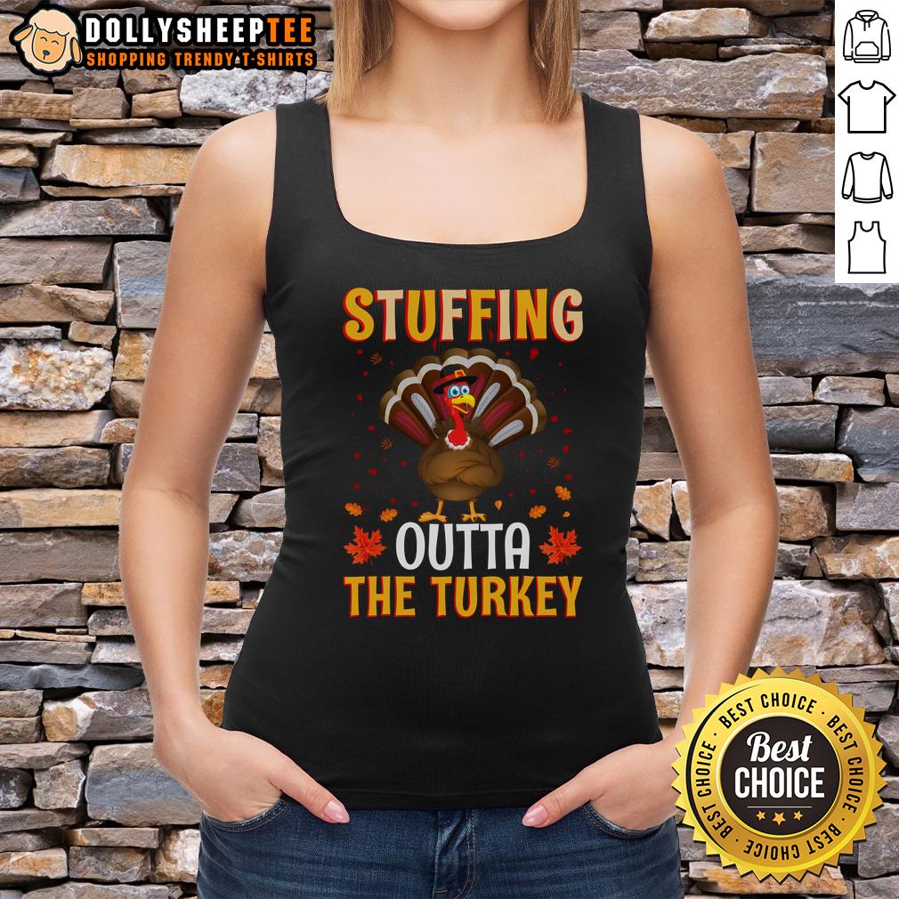Cute Stuffing Outta The Turkey Thanksgiving T-Shirt - Image 4