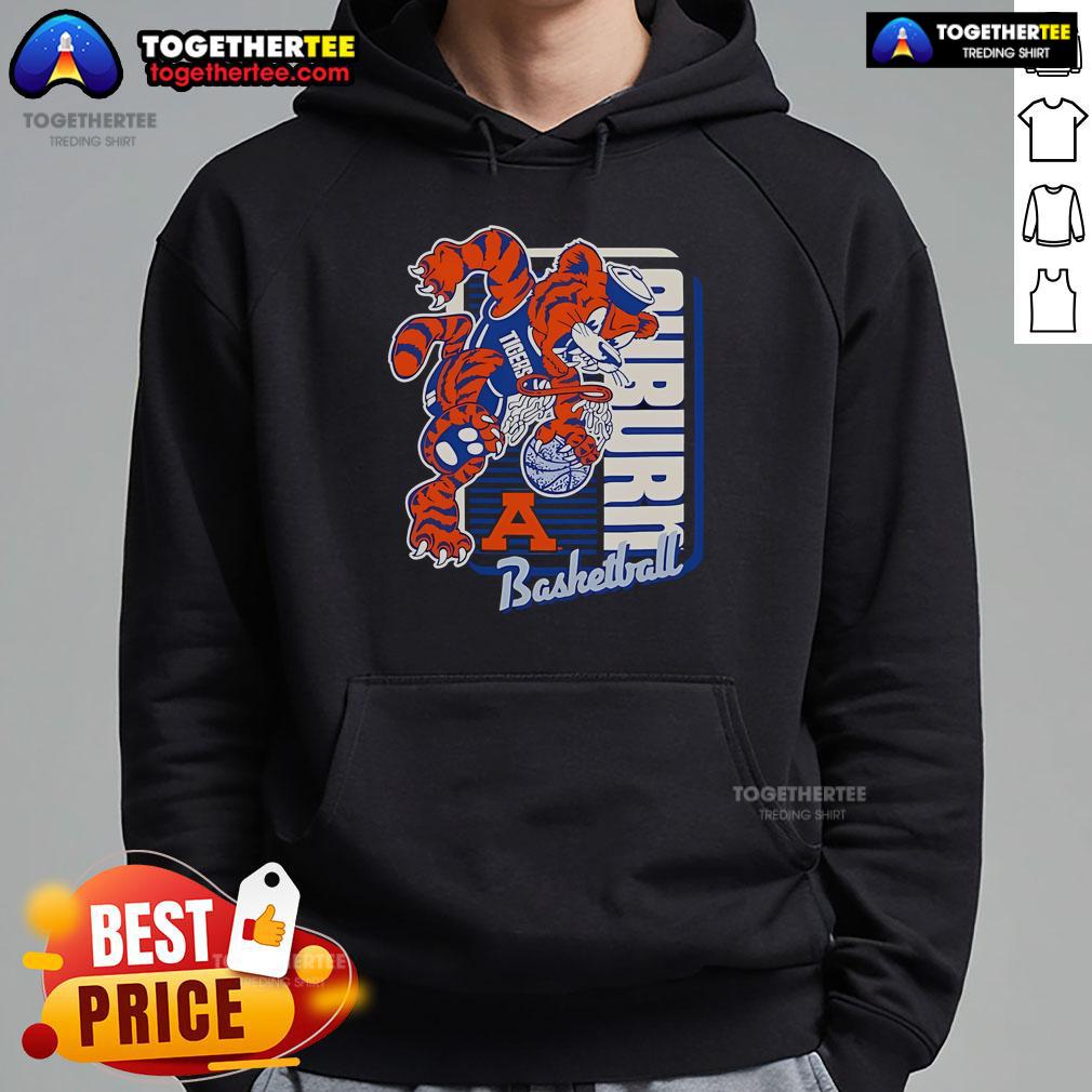 Official Auburn Tigers Basketball Mascot Dunk 2025 T-Shirt - Image 2