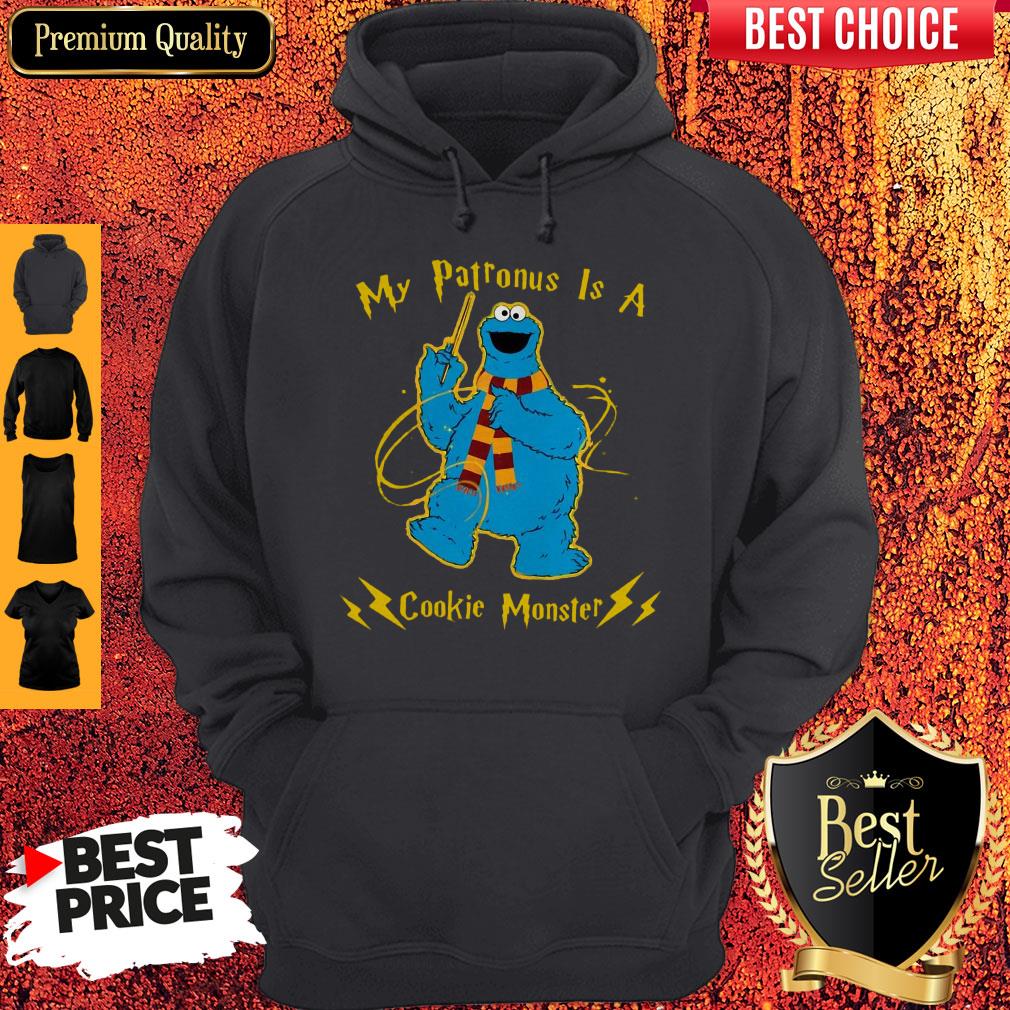 Cute My Patronus Is A Cookie Monster Shirt - Image 2