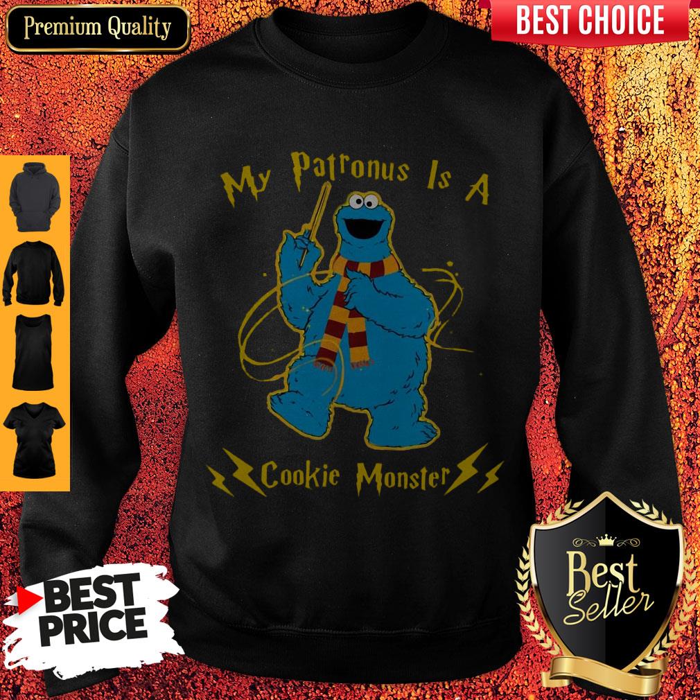 Cute My Patronus Is A Cookie Monster Shirt - Image 3