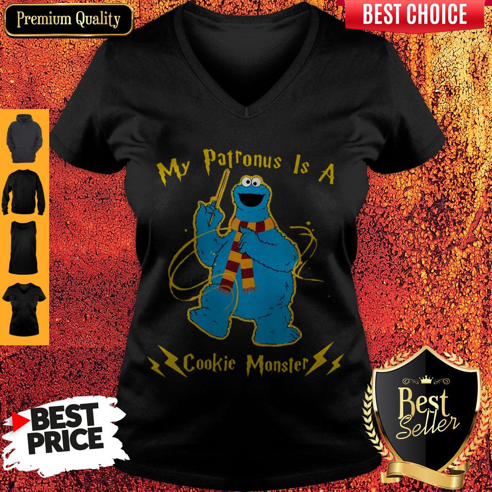 Cute My Patronus Is A Cookie Monster Shirt - Image 5