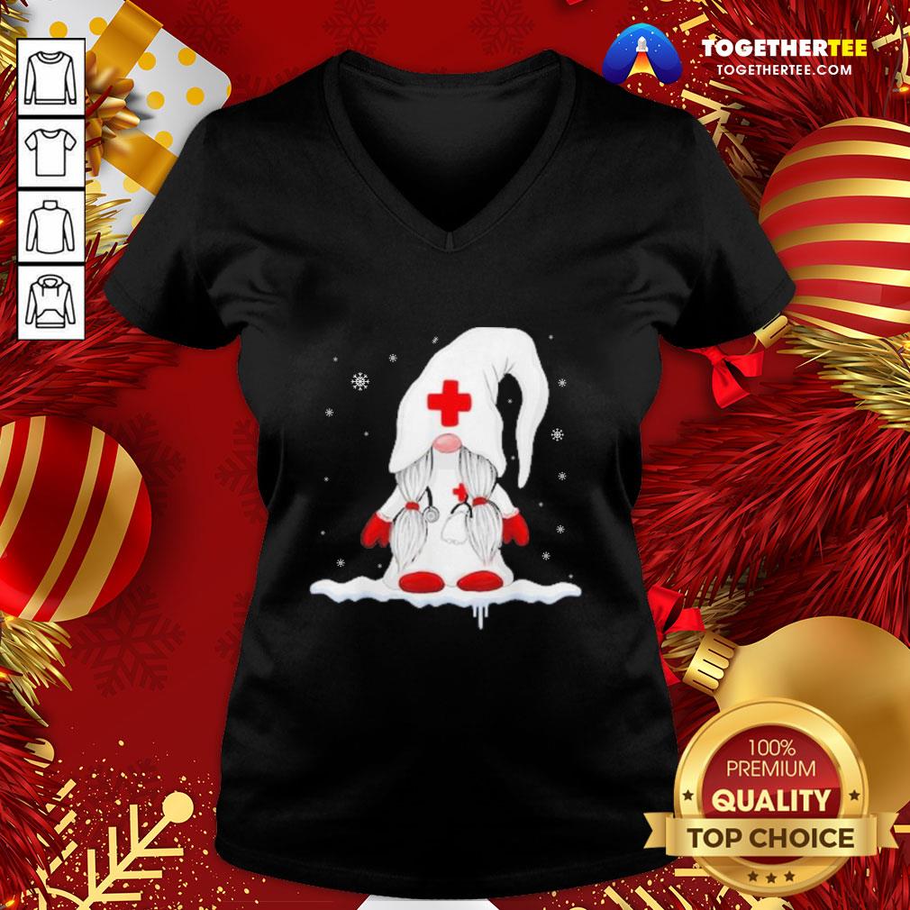 Perfect Gnome Nurse Christmas Sweater Shirt - Image 2