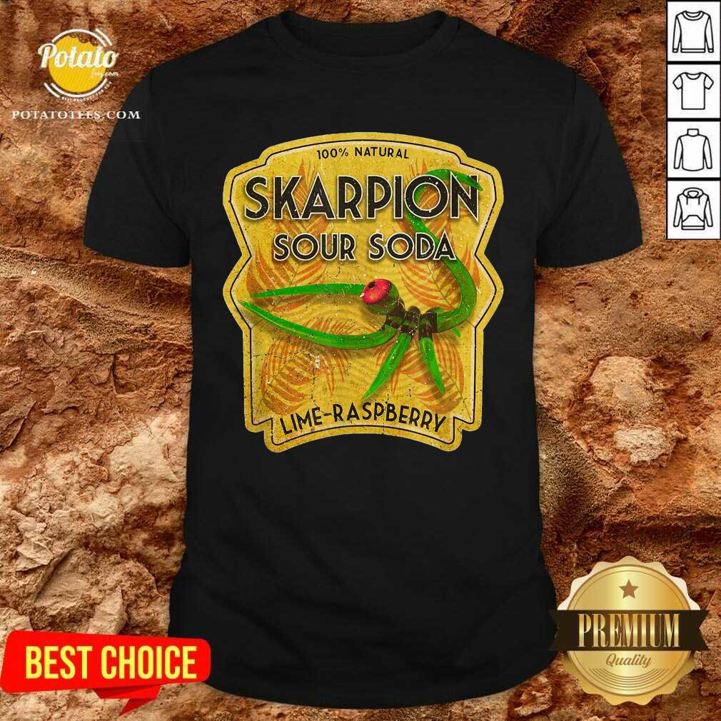 Skarpion Sour Soda Retro Label Shirt