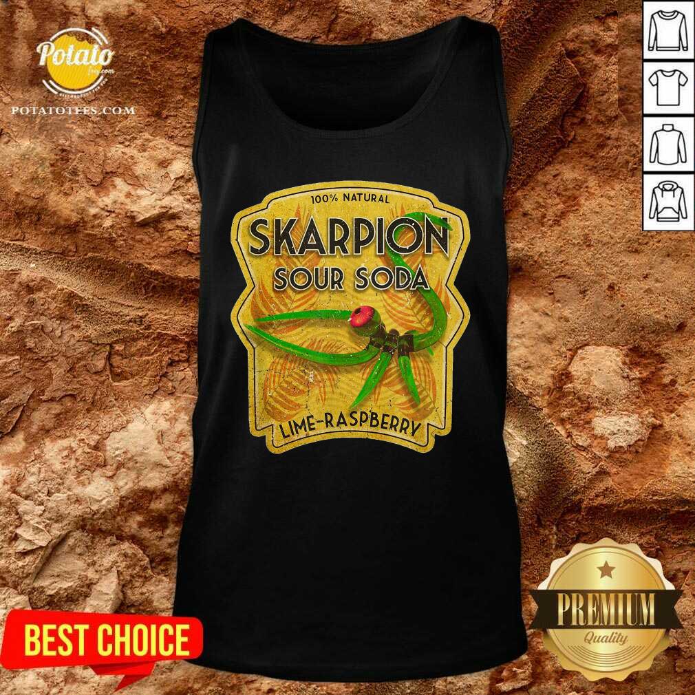 Skarpion Sour Soda Retro Label Shirt - Image 4
