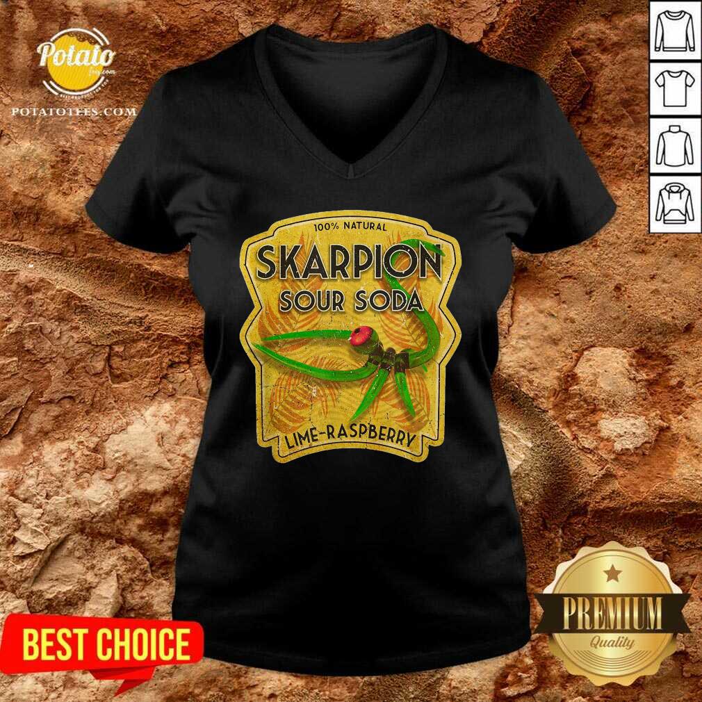 Skarpion Sour Soda Retro Label Shirt - Image 3