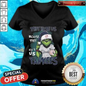 Alternative view of Pretty Grinch X They Hate Us Because They Ain't Us New York Yankees T-Shirt