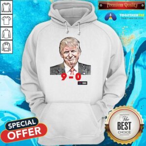 Alternative view of Scotus Donald Trump America First 9-0 T-shirt