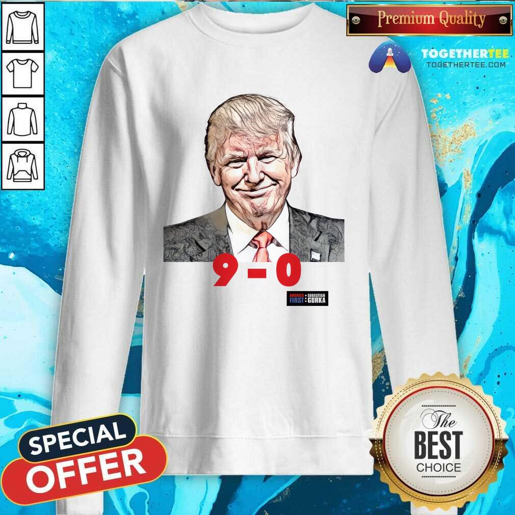 Scotus Donald Trump America First 9-0 T-shirt - Image 5