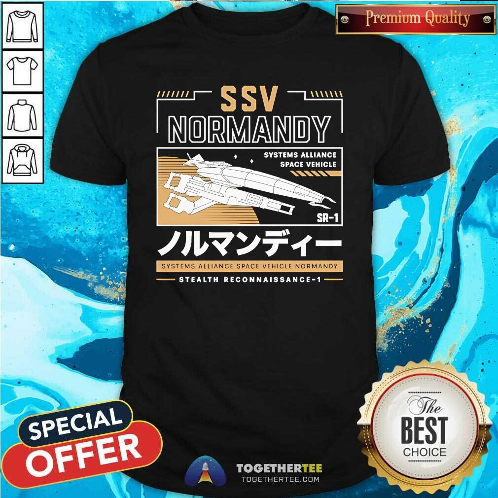 Pretty SSV Normandy Systems Alliance Space T-Shirt