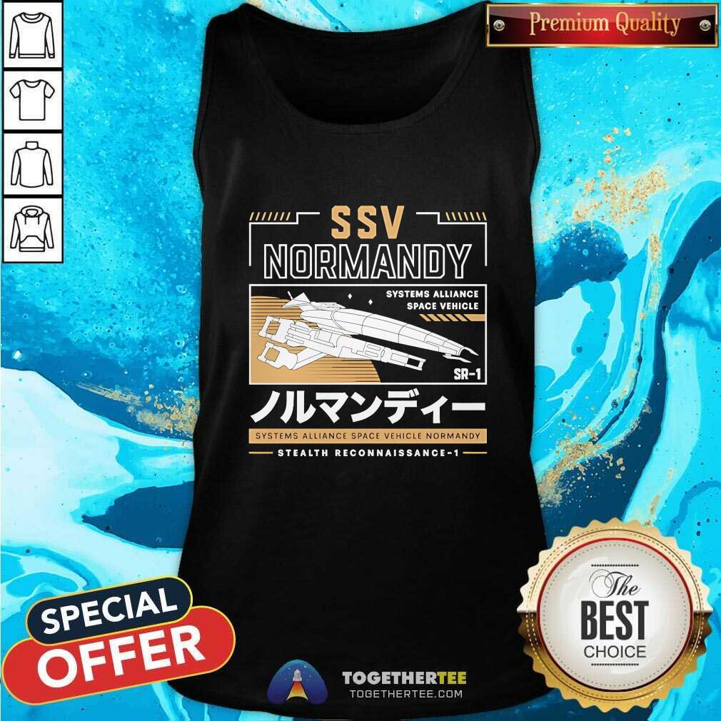 Pretty SSV Normandy Systems Alliance Space T-Shirt - Image 3