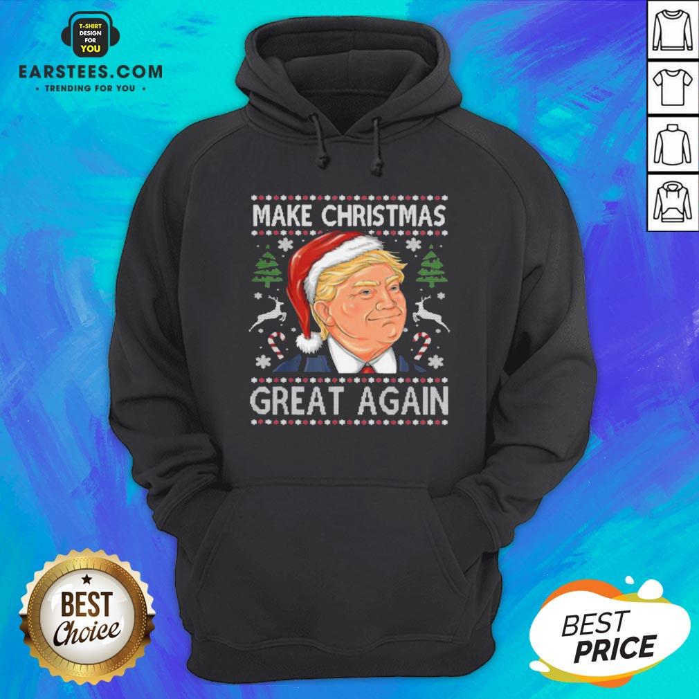 Awesome Trump Make Christmas Great Again Funny Ugly Christmas Shirt - Image 3