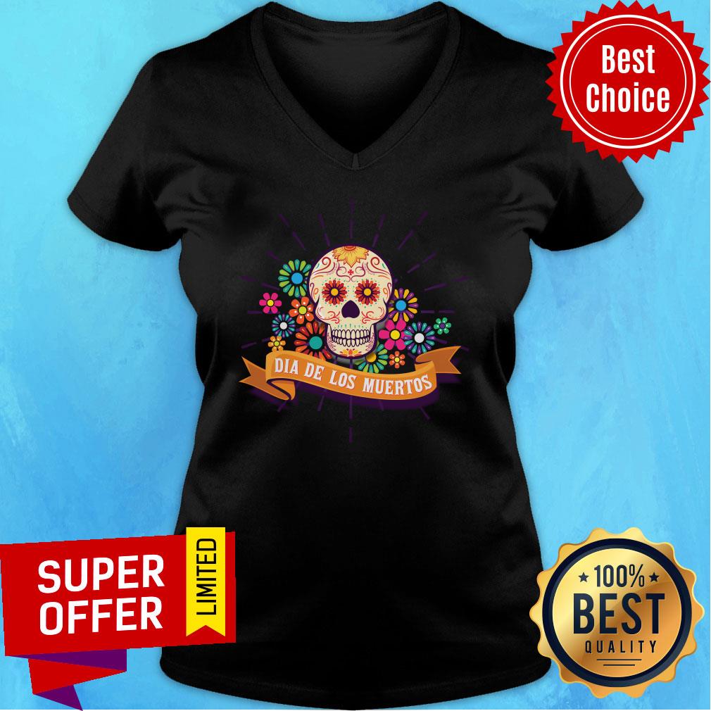 Dia De Los Muertos Day Of The Dead Sugar Skull Shirt - Image 2