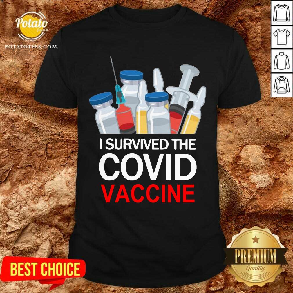 Official I Survived The Covid Vaccine Shirt