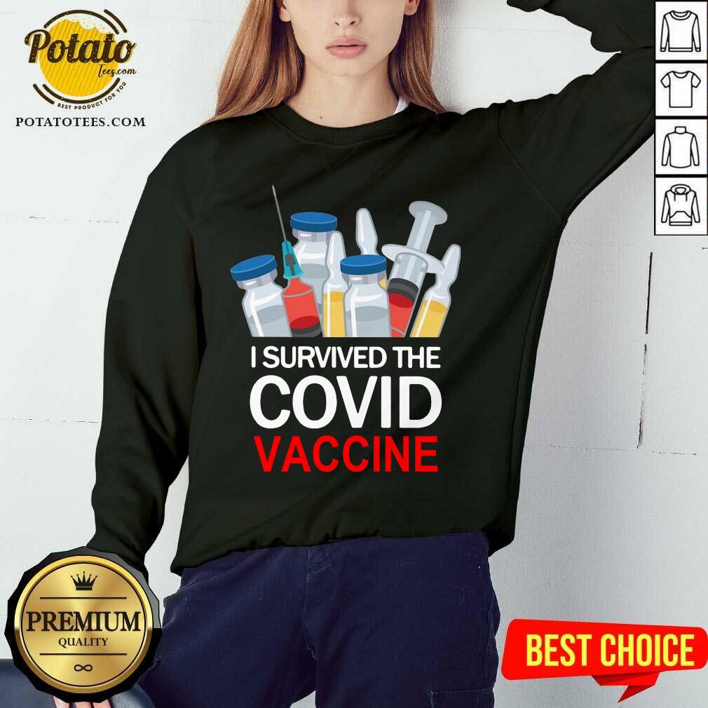 Official I Survived The Covid Vaccine Shirt - Image 4
