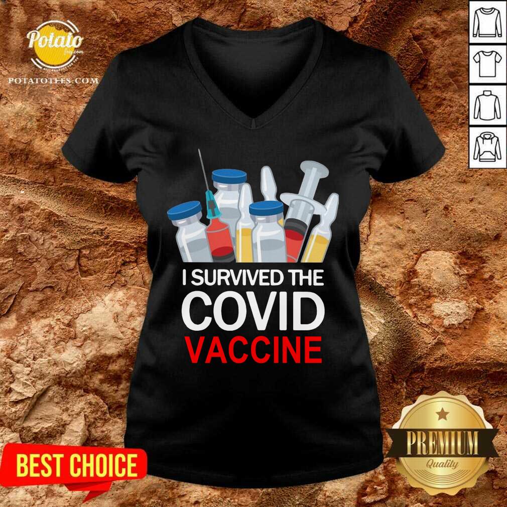Official I Survived The Covid Vaccine Shirt - Image 2