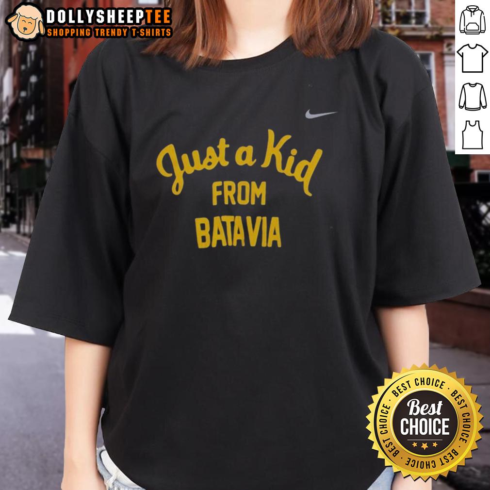 Original West Virginia Mountaineers Just A Kid From Batavia T-Shirt - Image 3