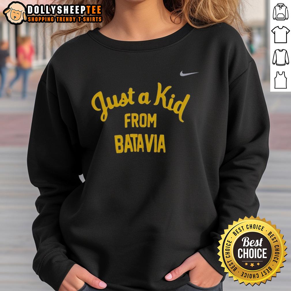Original West Virginia Mountaineers Just A Kid From Batavia T-Shirt - Image 5
