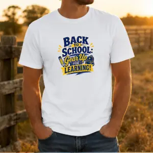 Top Back To School Gear Up For Learning Retro Distressed Shirt