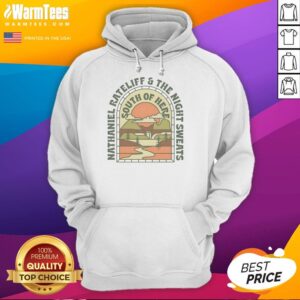 Alternative view of Hot Nathaniel Rateliff And The Night Sweats South Of Here Retro Landscape Mountains Band T-Shirt