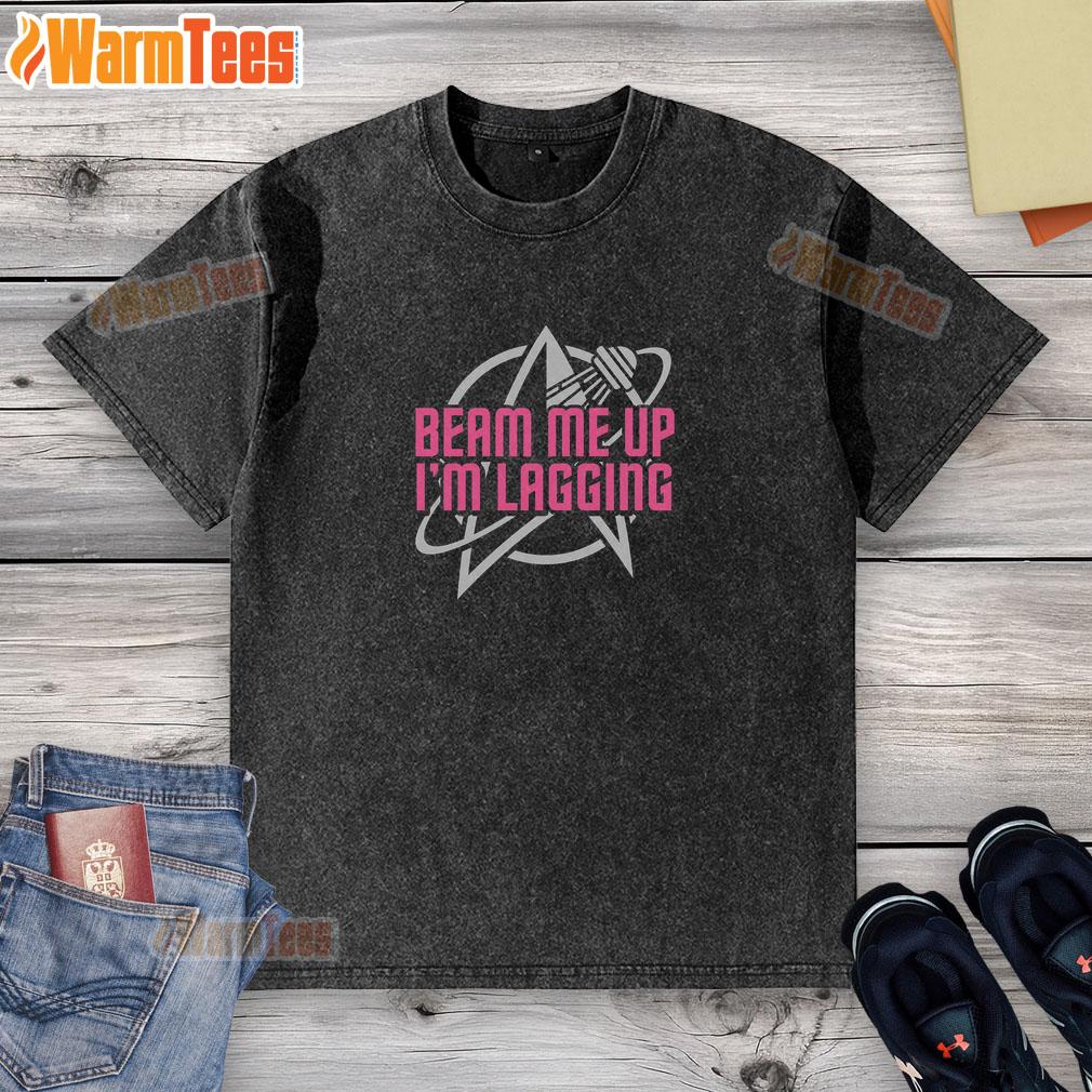 Premium Lagging Beam Me Up T-Shirt - Image 6