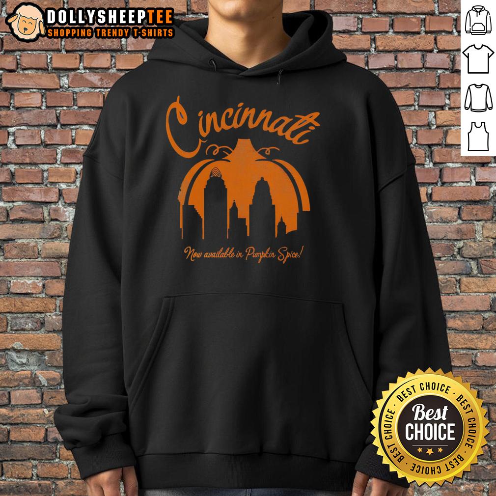 Top Cincinnati Now Available In Pumpkin Spice T-Shirt - Image 2
