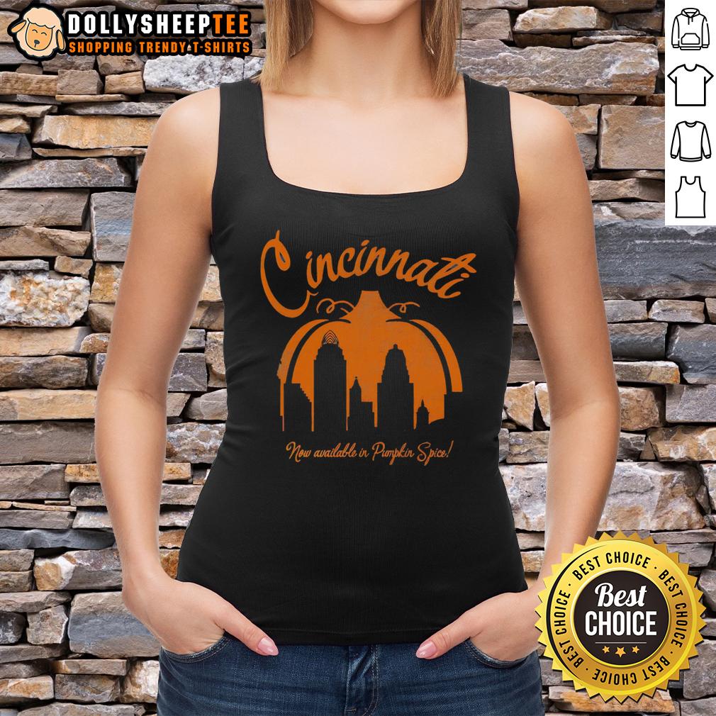 Top Cincinnati Now Available In Pumpkin Spice T-Shirt - Image 4