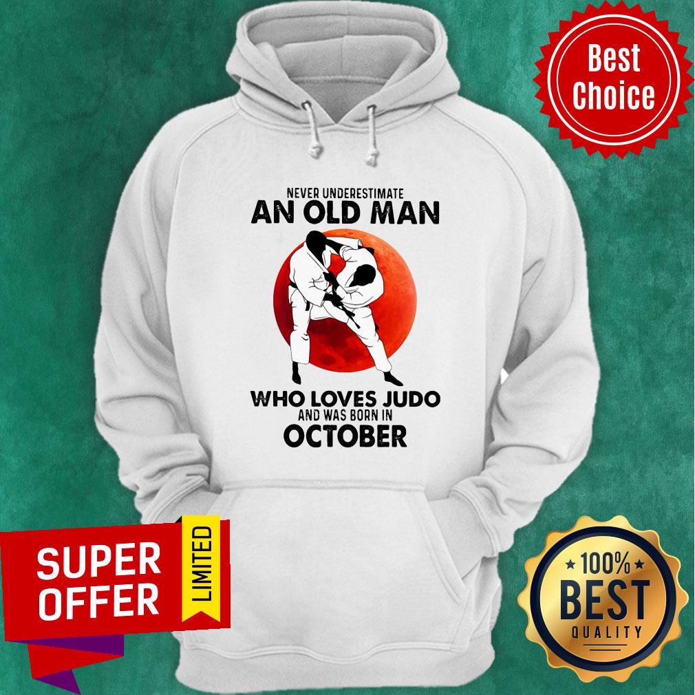 Never Underestimate An Old Man Who Loves Judo And Was Born In October Shirt - Image 2