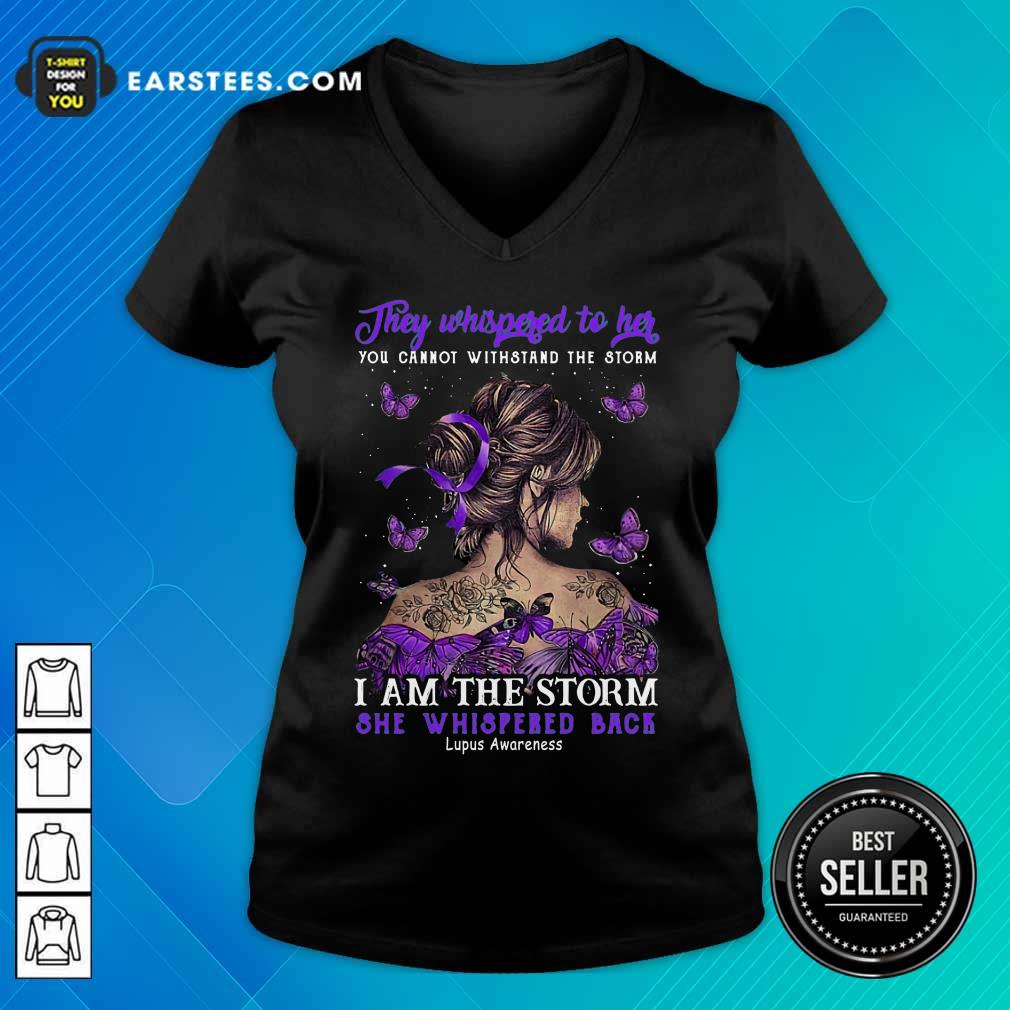 They Whispered To Her I Am The Storm She Whispered Back Shirt - Image 5