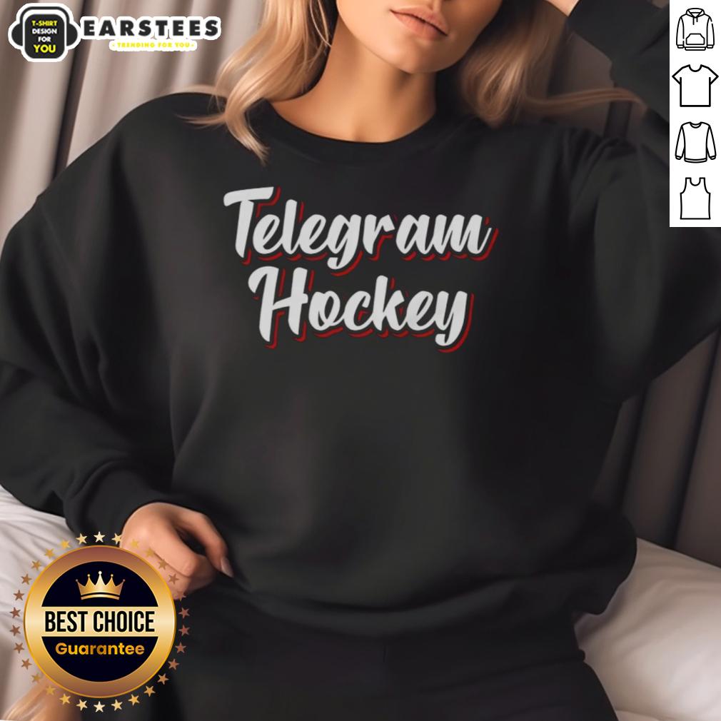 Awesome Telegram Hockey New Jersey Devils T-Shirt - Image 4