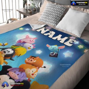 Alternative view of Official Disney Cartoon Mickey And Friends Cute Blanket Fleece Customized Blanket