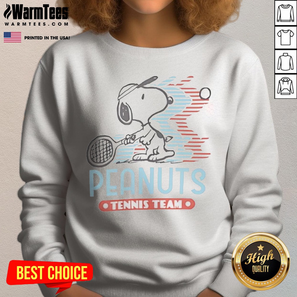 Snoopy Peanuts Tennis Team Shirt - Image 4