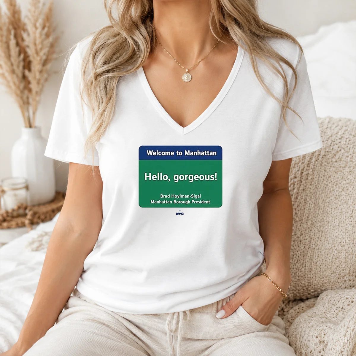 Nice Welcome To Manhattan Hello Gorgeous Brad Hoylman Sigal Shirt - Image 2