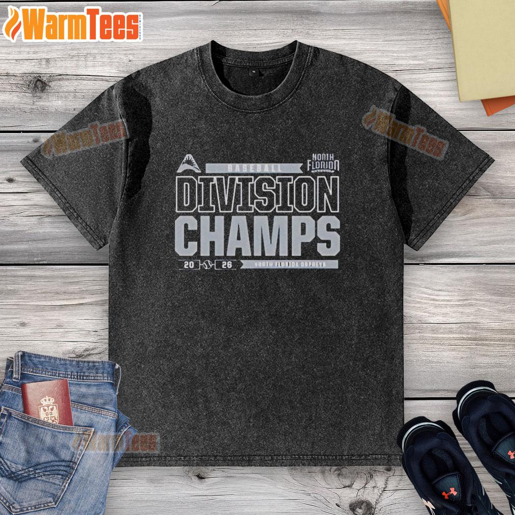 Hot North Florida Ospreys NCAA 2026 Asun Conference Baseball Regular Season Champions Locker Room T-Shirt - Image 6