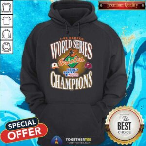 Alternative view of Nice Baltimore Orioles Cooperstown World Series Locker Vintage '47 T-Shirt
