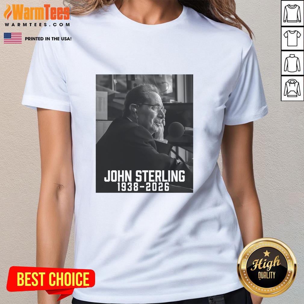 Top John Sterling Rest In Peace 1938–2026 T-Shirt - Image 3