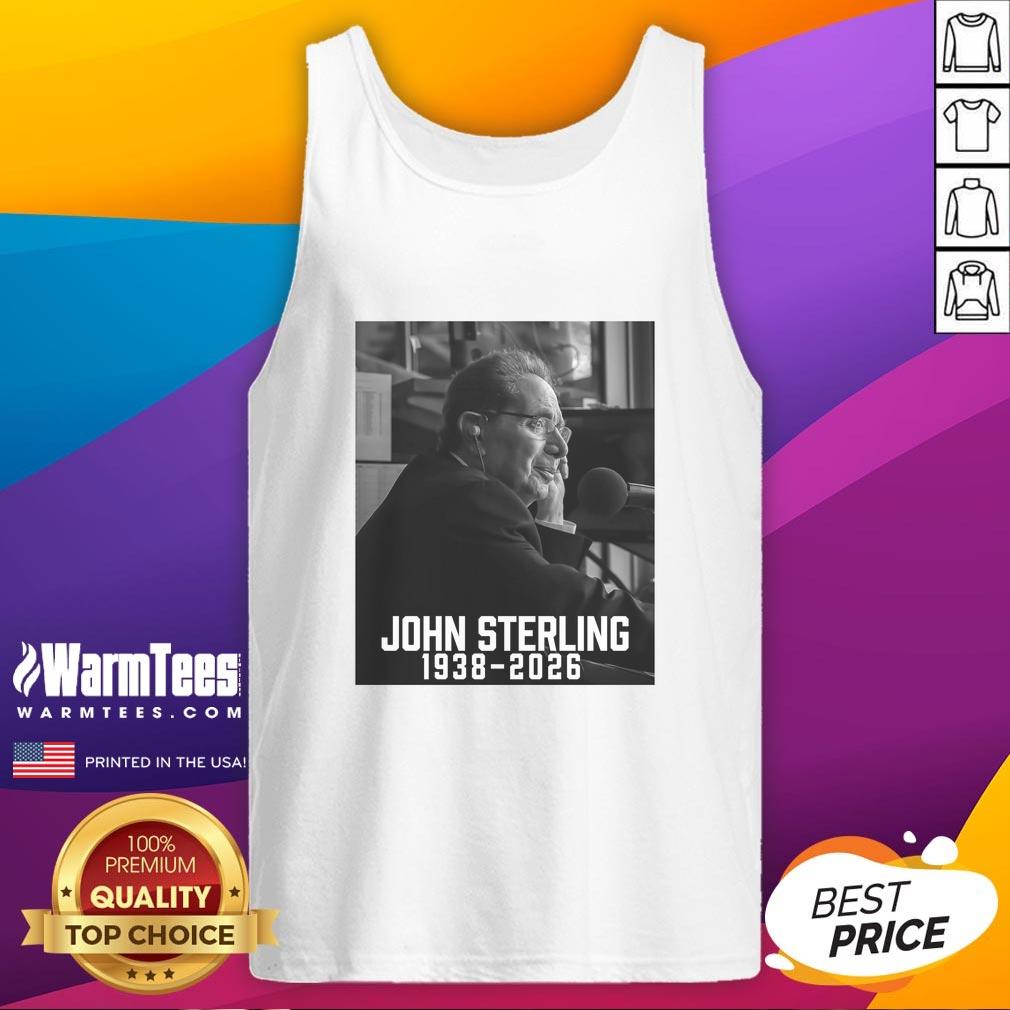 Top John Sterling Rest In Peace 1938–2026 T-Shirt - Image 4