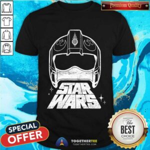 Star Wars The Force Awakens X-wing Fighter Helmet T-shirt