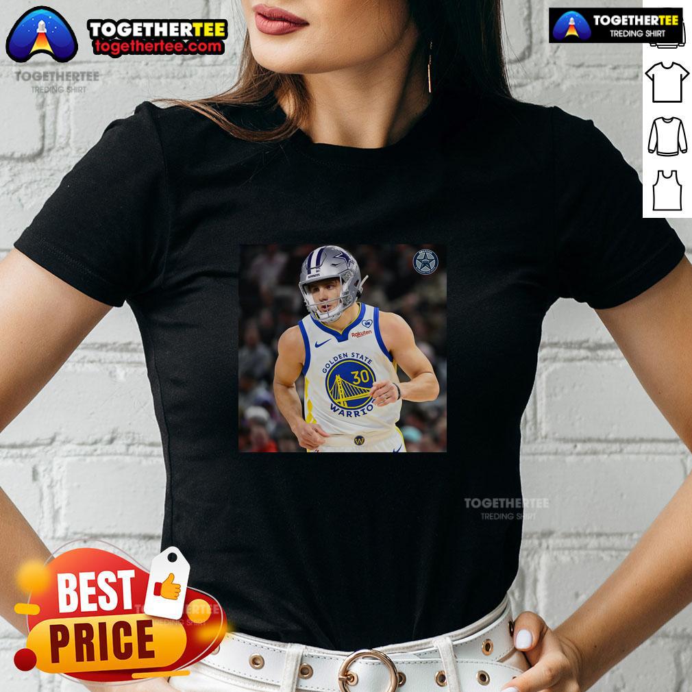 Good Brandon Aubrey Dallas Cowboys Football X Basketball T-Shirt - Image 3