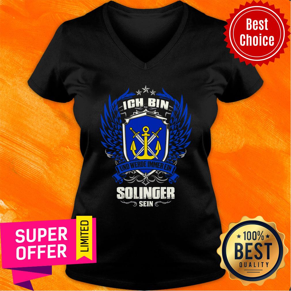 Awesome Ich Bin Und Werde Immer Ein Solinger Sein Shirt - Image 2
