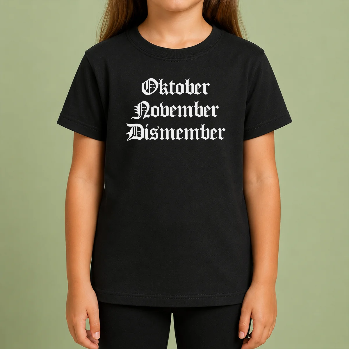 Nice Oktober November Dismember Gothic Dark Shirt - Image 9