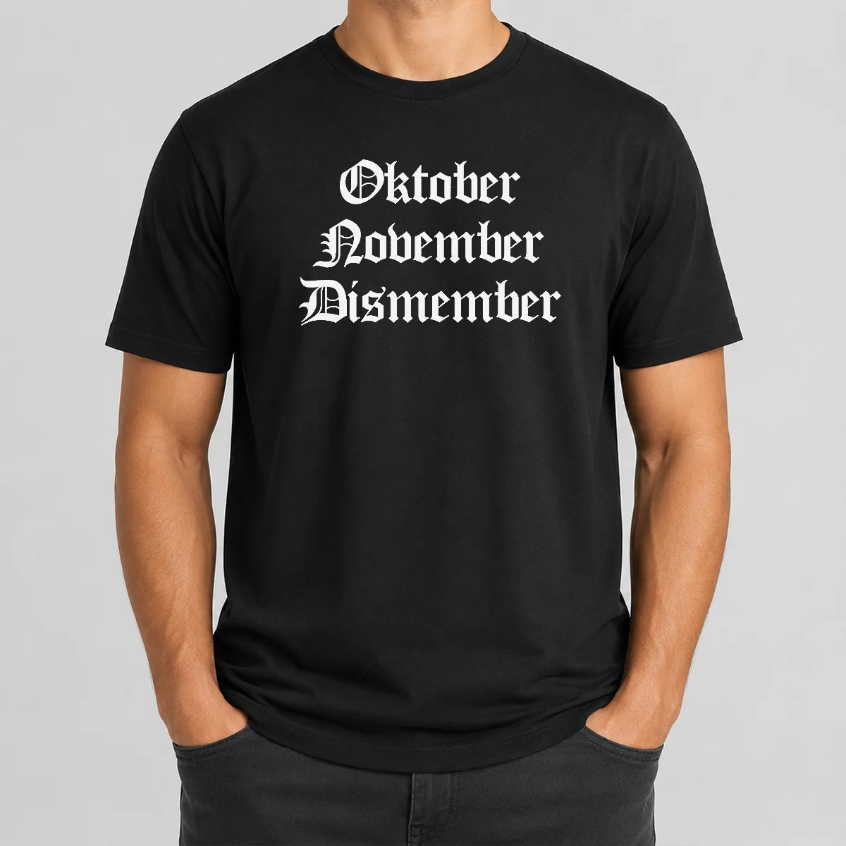 Nice Oktober November Dismember Gothic Dark Shirt