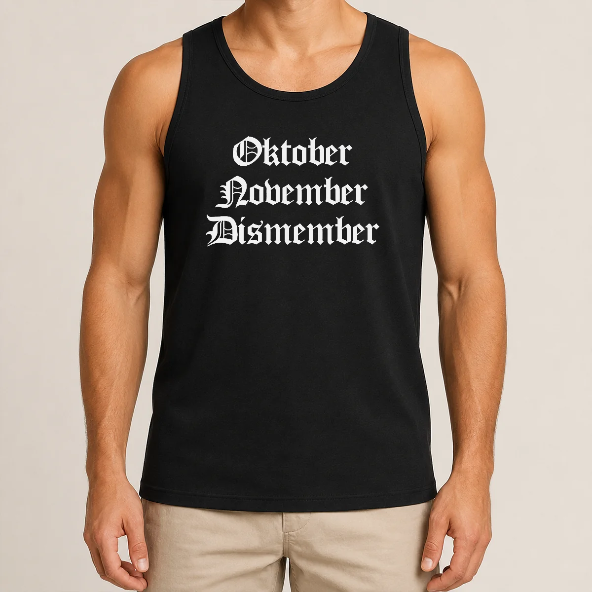 Nice Oktober November Dismember Gothic Dark Shirt - Image 3