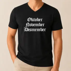 Alternative view of Nice Oktober November Dismember Gothic Dark Shirt