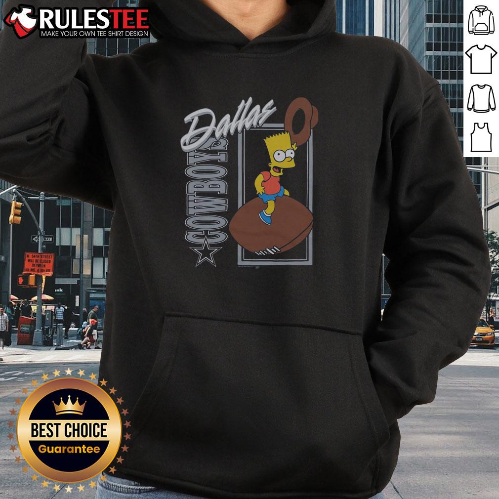 Awesome The Simpsons Bart X Dallas Cowboys T-Shirt - Image 2