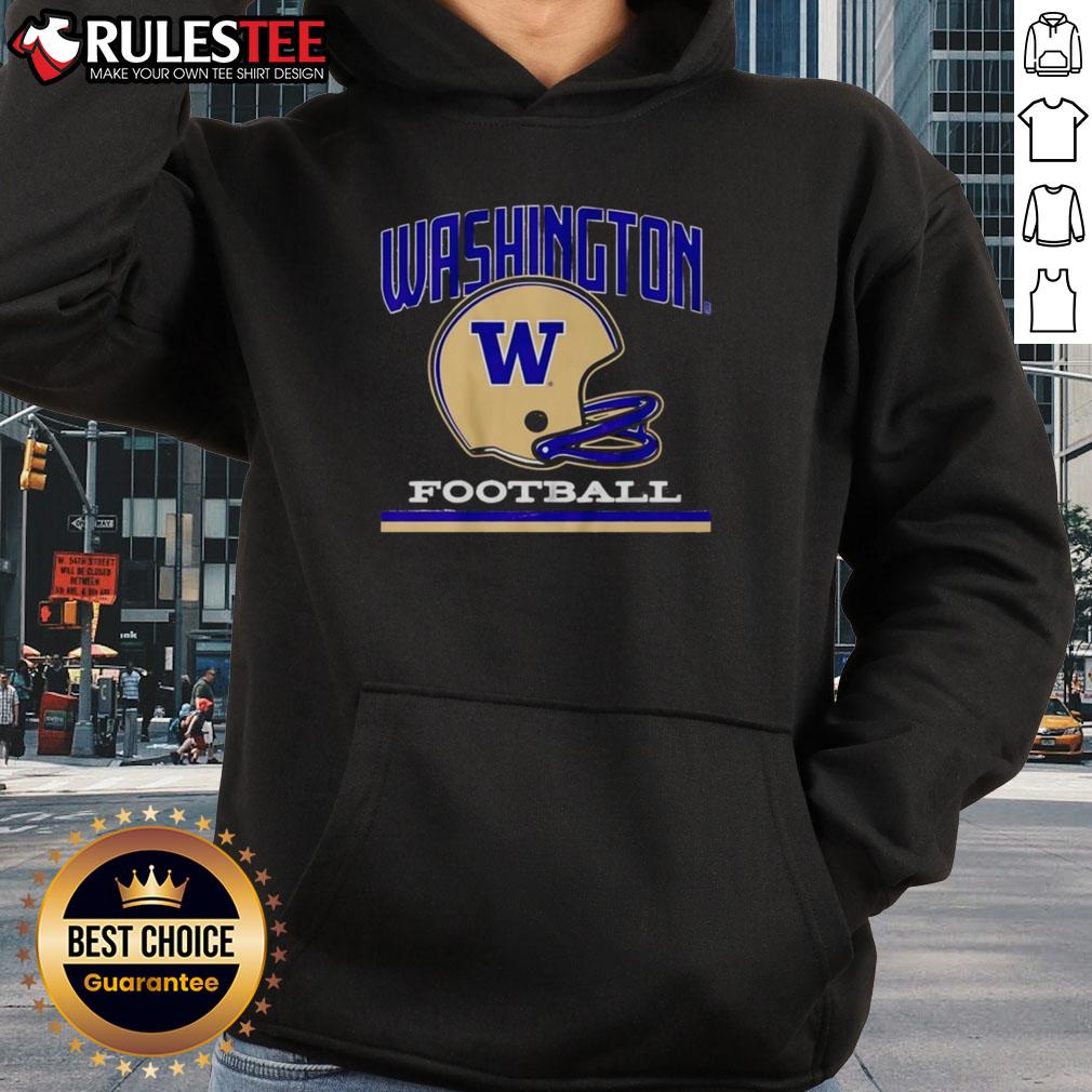 Awesome Washington Huskies Football Vintage Helmet T-Shirt - Image 2