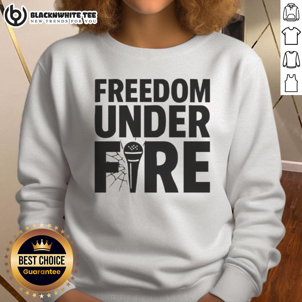 Good Freedom Under Fire Charlie Kirk T-Shirt - Image 5