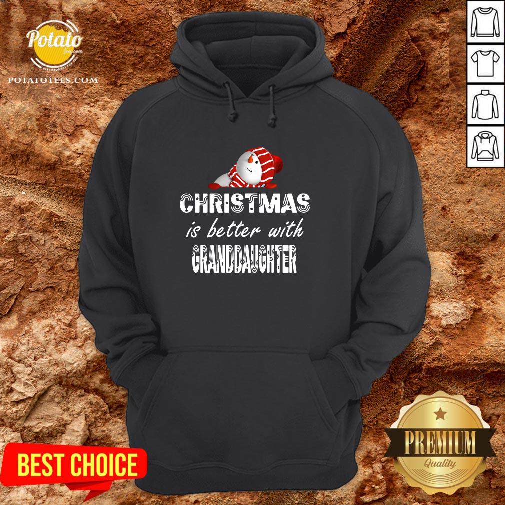 Official Christmas Is Better Granddaughter Shirt - Image 5